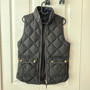 J Crew‎ Black Down Vest